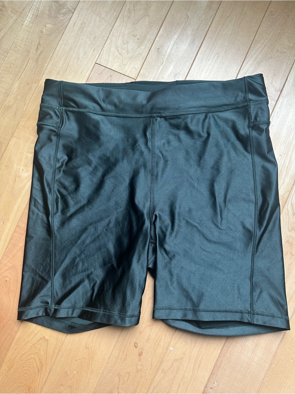 Lululemon athletica Dark green High-Rise Athletic Bike Shorts
